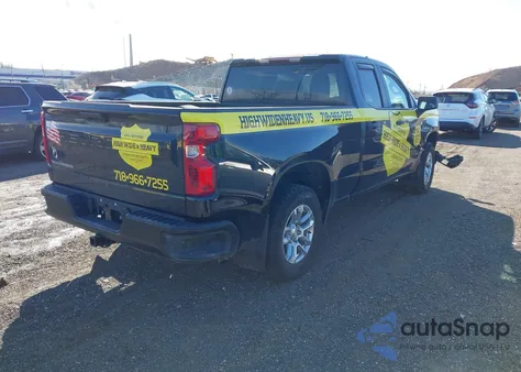 2023 Chevrolet Silverado 1500 4Wd Double Cab Standard Bed Wt из США, поврежденный, VIN 1GCRDAEDXPZ307503